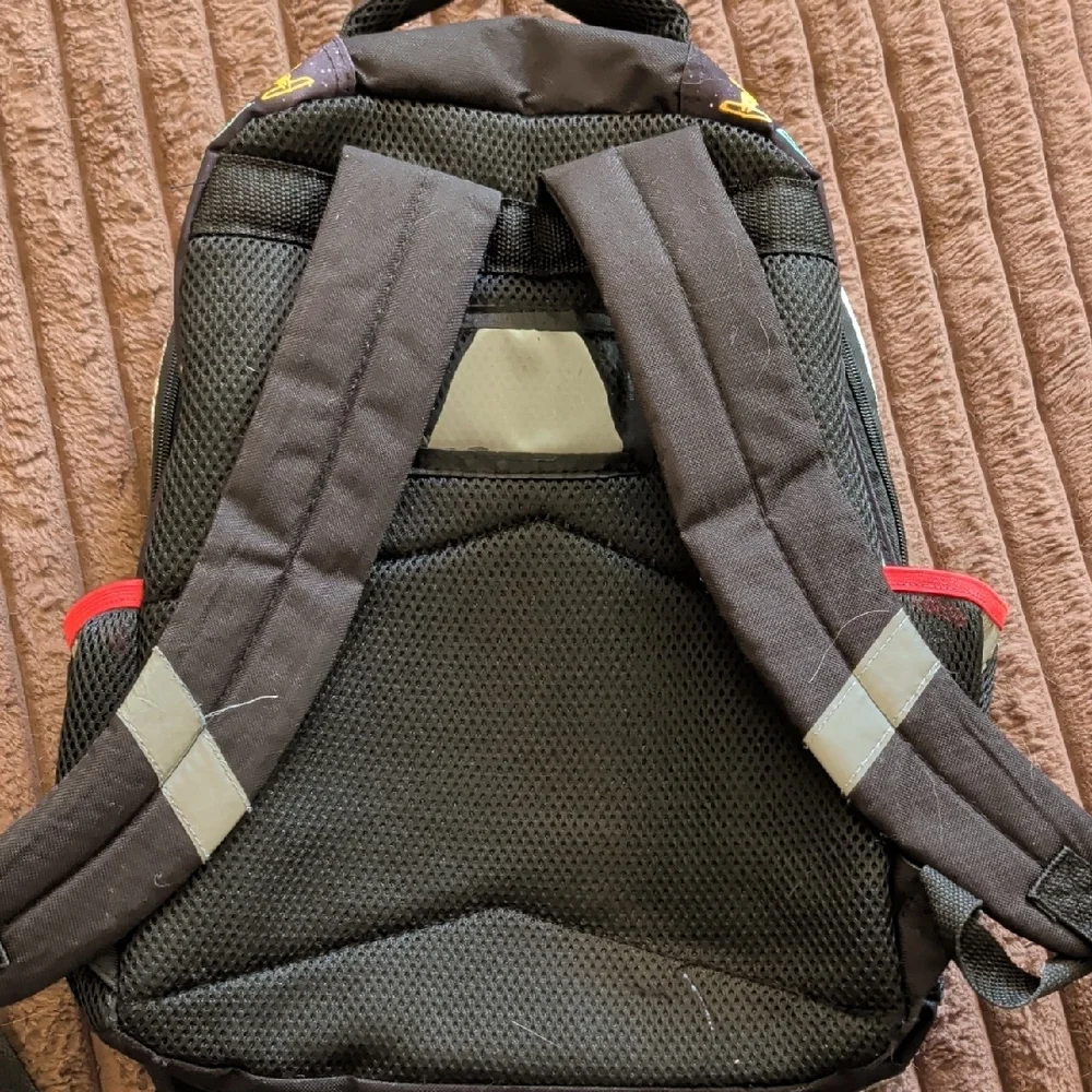 Star Wars Black and Orange Backpack Throwback Retro Space Invaders